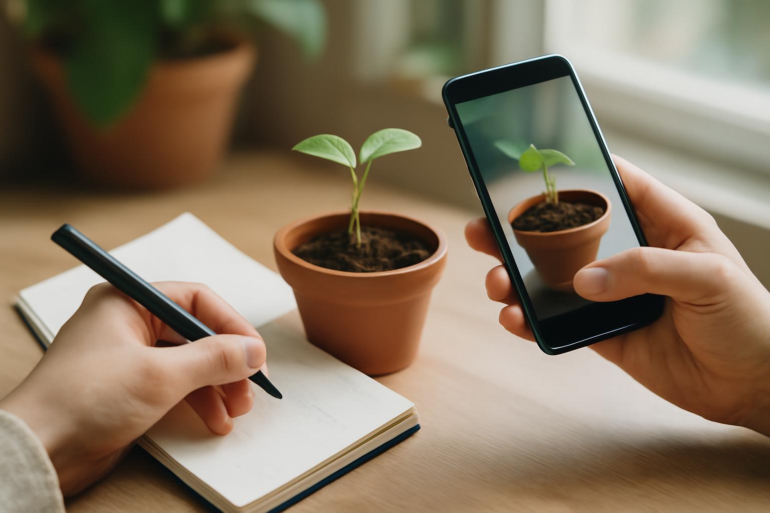 Kövesd nyomon a növényeid fejlődését – naplózás és fotózás
