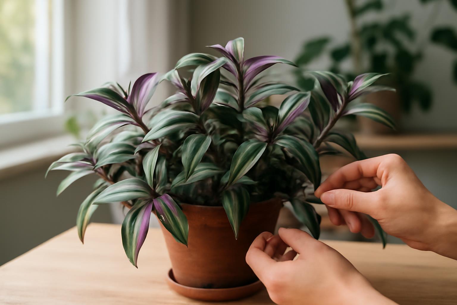 Pletyka növény gondozása: tradescantia ápolása lakásban