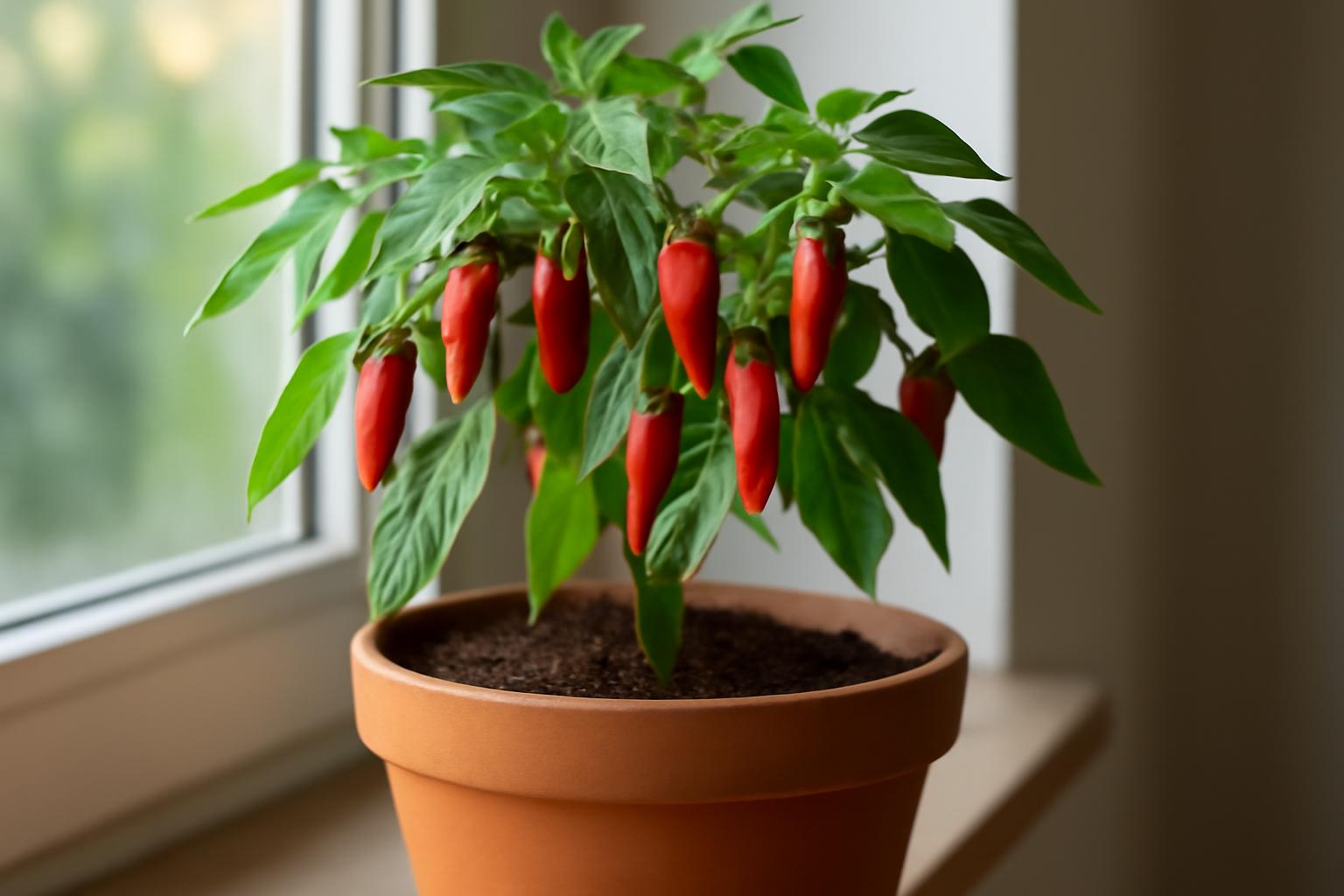 Szobai chili paprika nevelése: paprika termesztése cserépben
