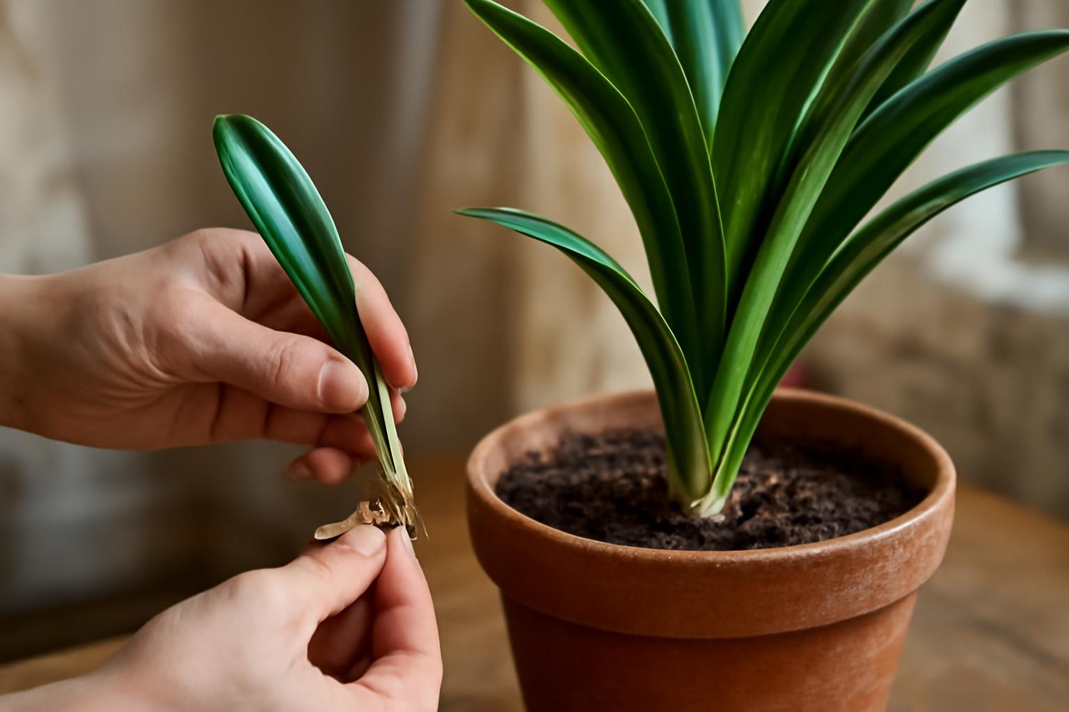 Clivia szaporítása: sarjak leválasztása lépésről lépésre