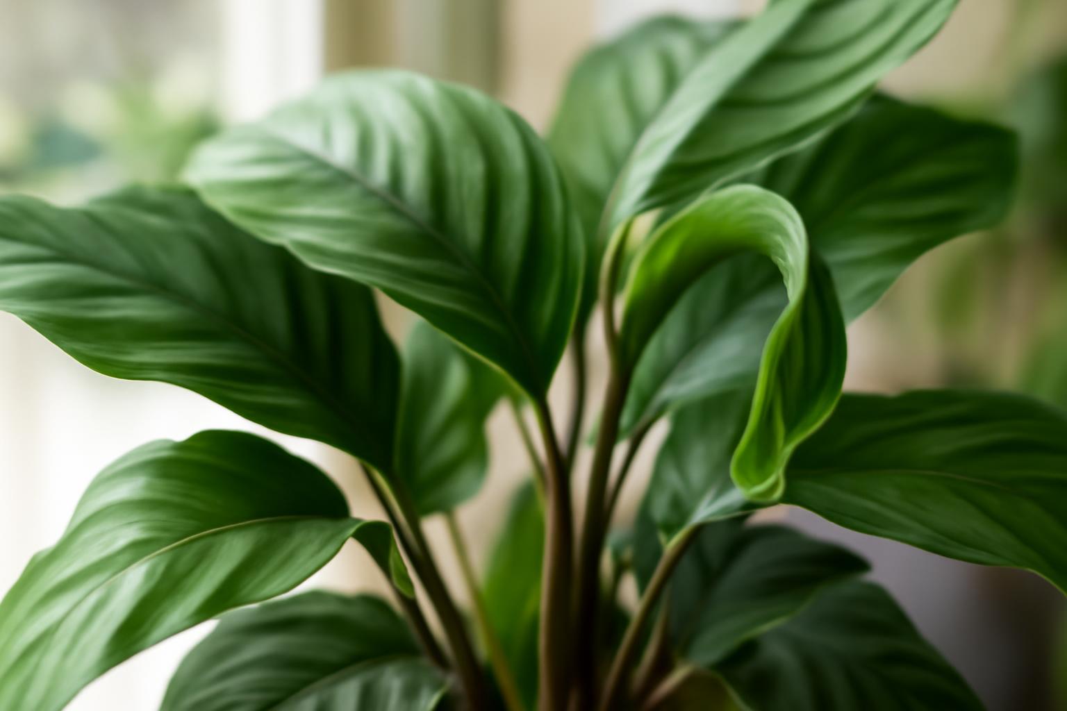 Ctenanthe levelek felpöndörödése: okok és megoldások