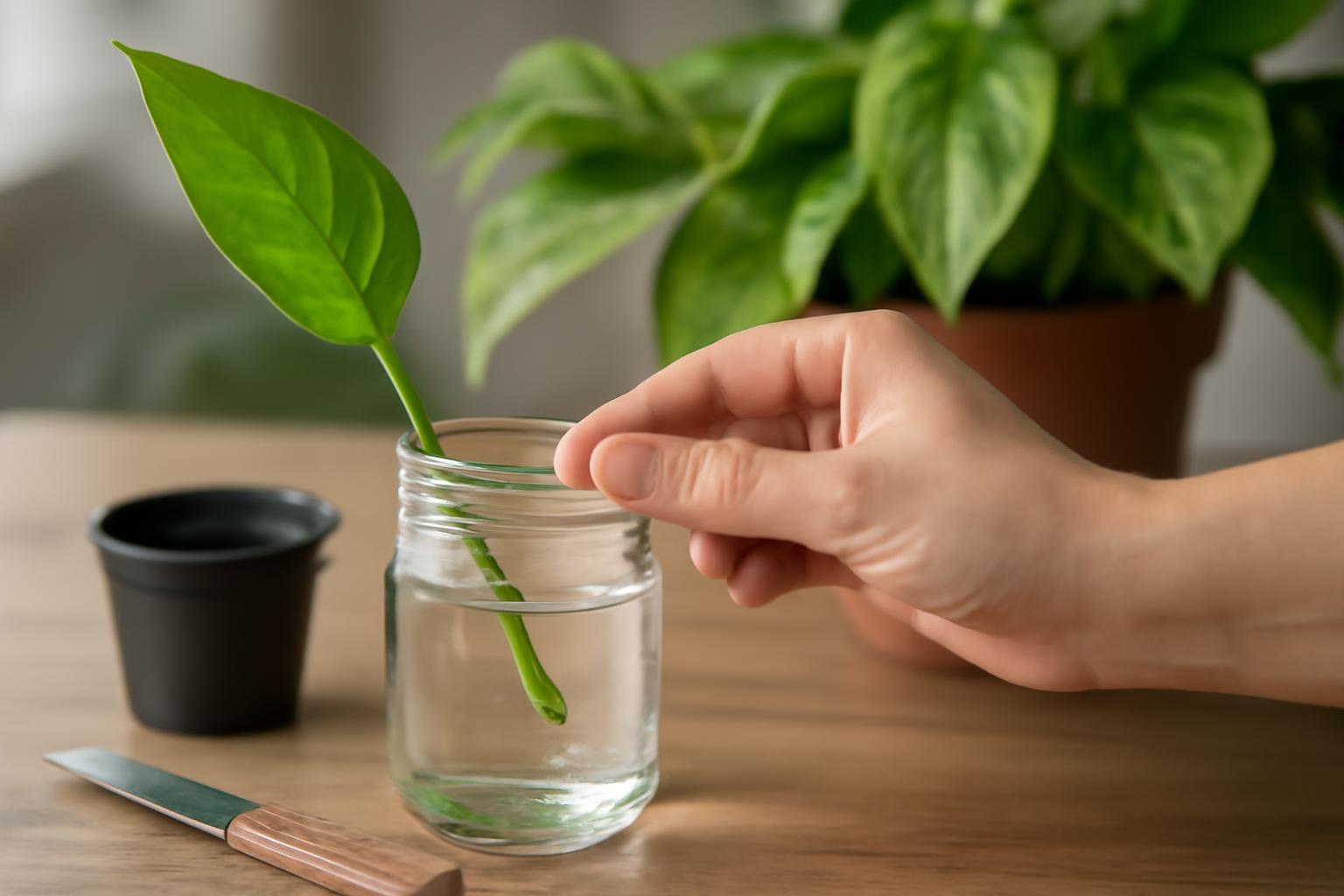 Epipremnum szaporítása dugványról: egyszerű módszer kezdőknek