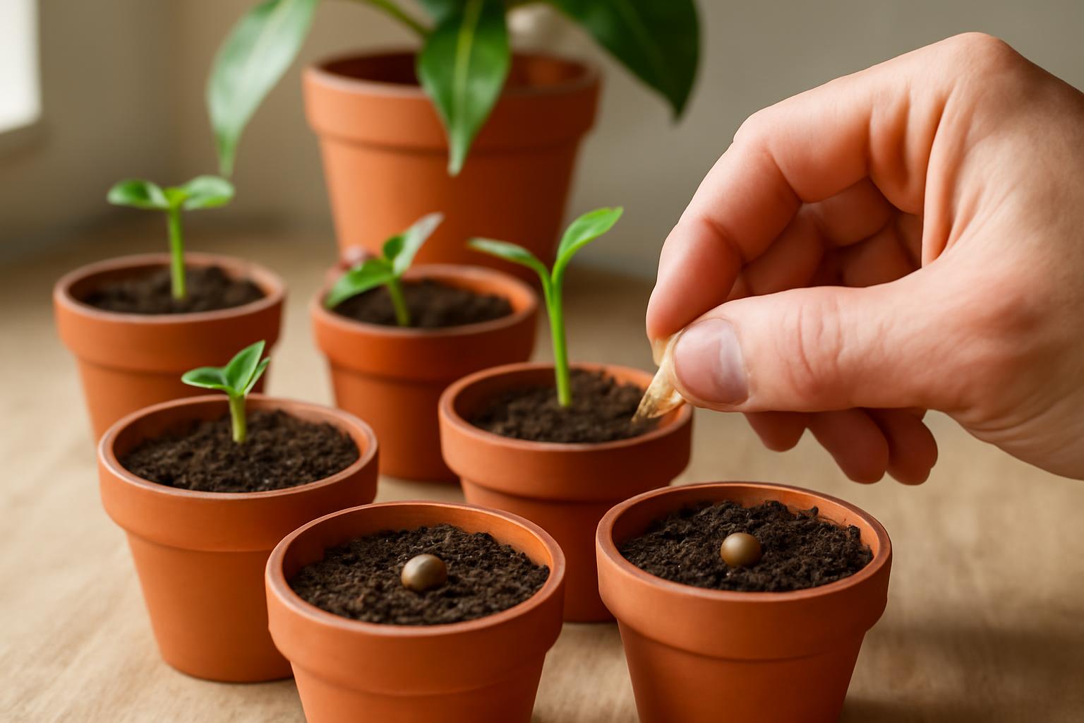 Szobanövények magról nevelése: tippek a sikeres csíráztatáshoz