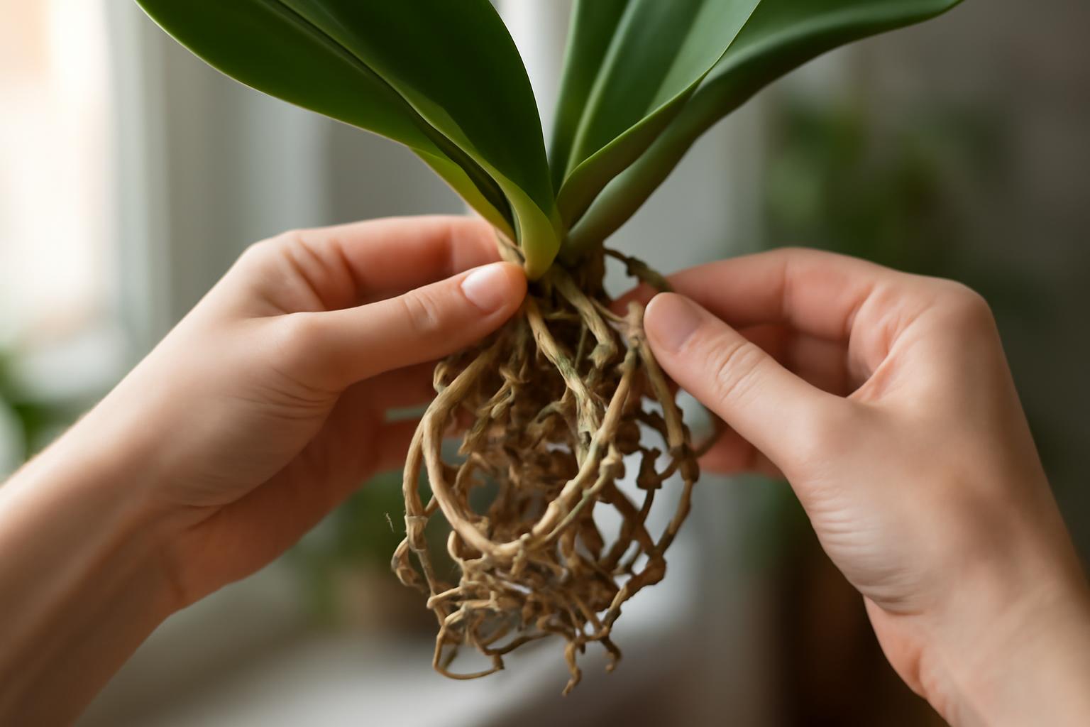 Orchidea gyökerek állapota: hogyan ellenőrizd helyesen