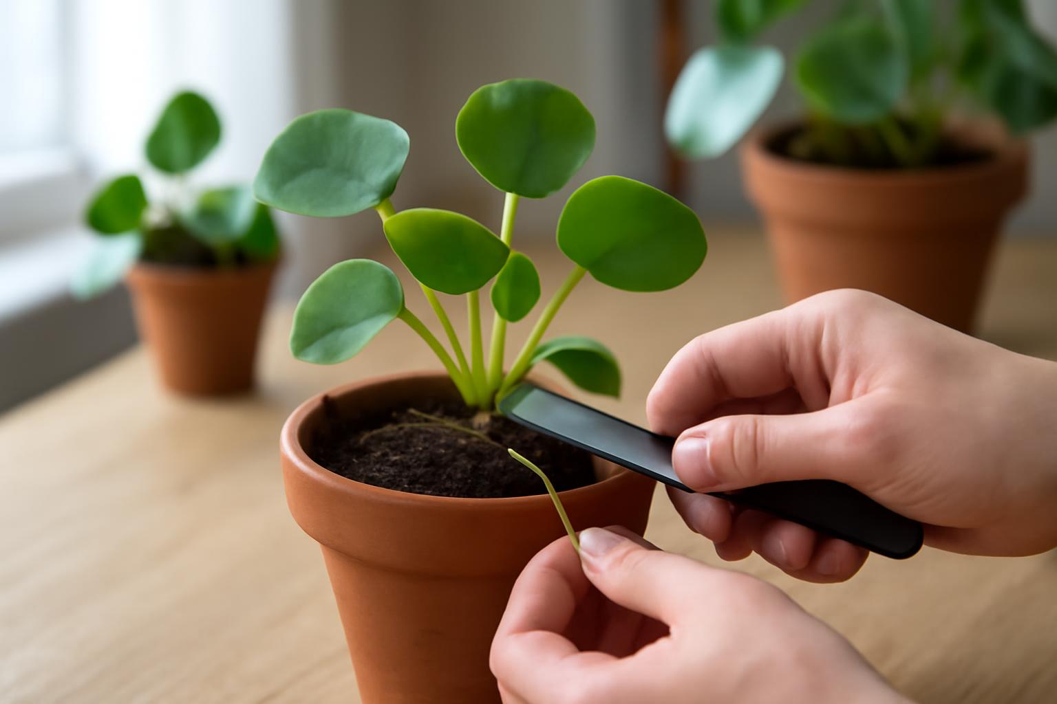 Pilea szaporítása sarjról: gyors módszer otthon