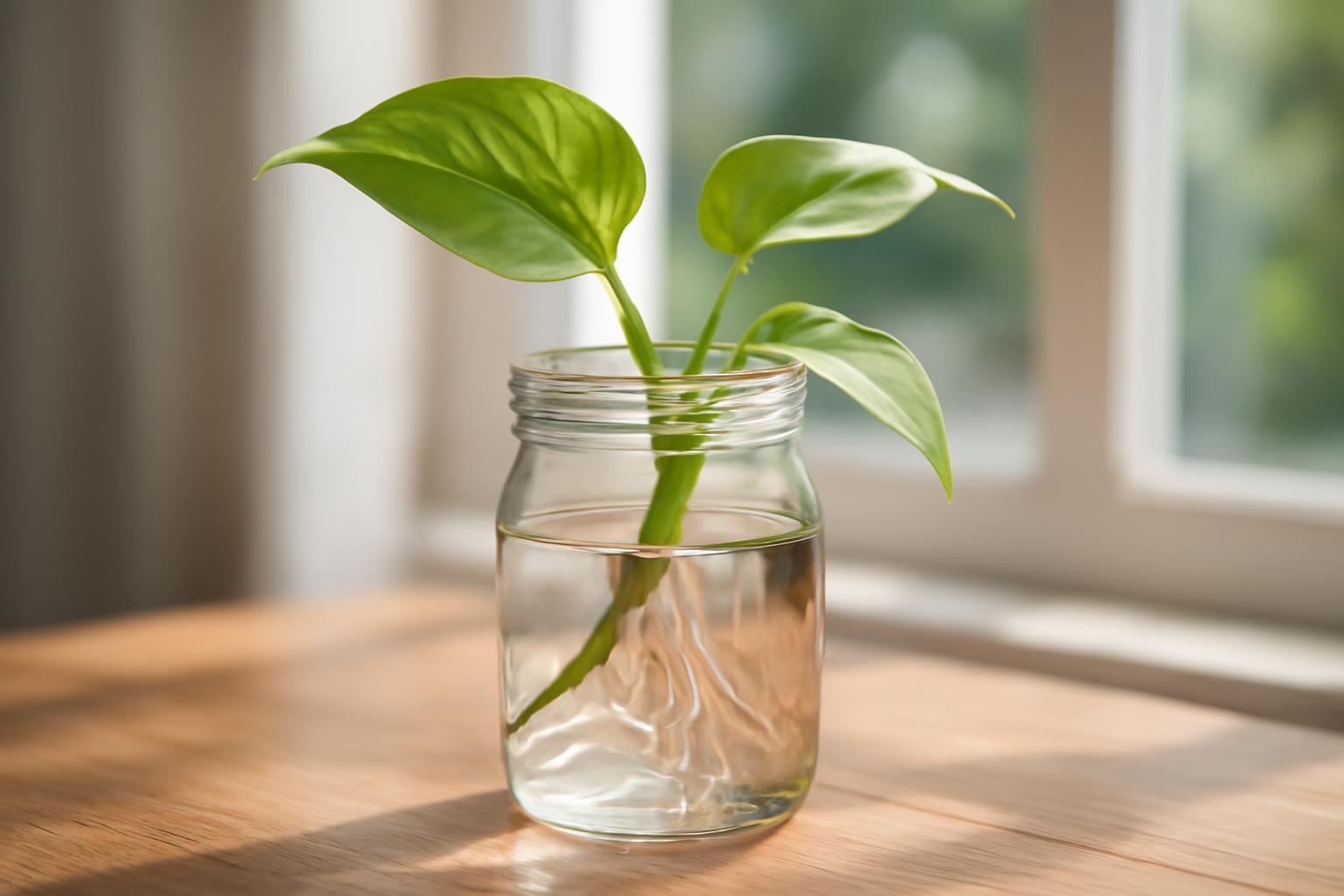 Pothos szaporítása vízben: gyors és egyszerű módszer