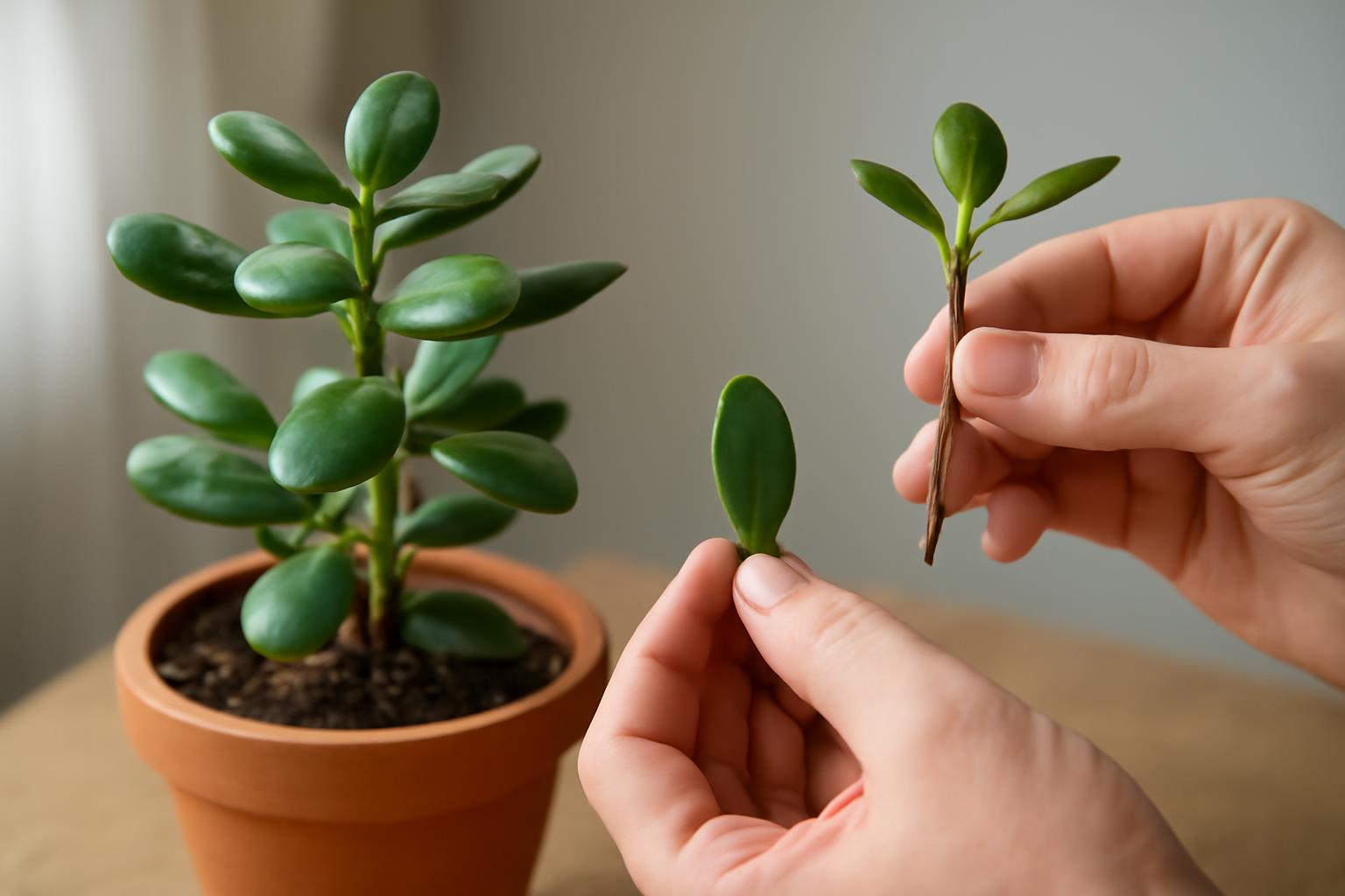 Pozsgafa szaporítása: levélről és dugványról nevelés