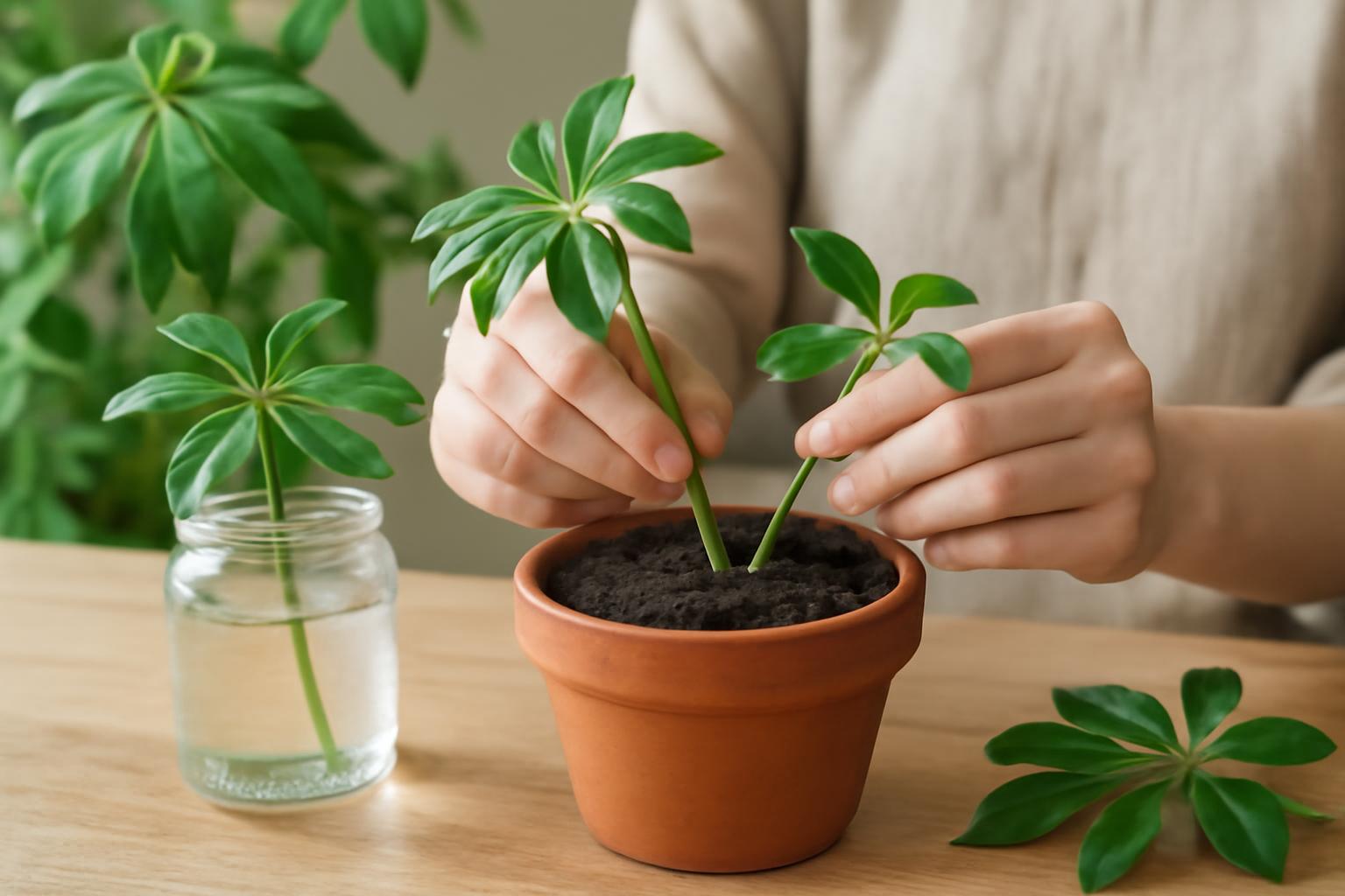 Schefflera szaporítása dugványról: egyszerű módszer