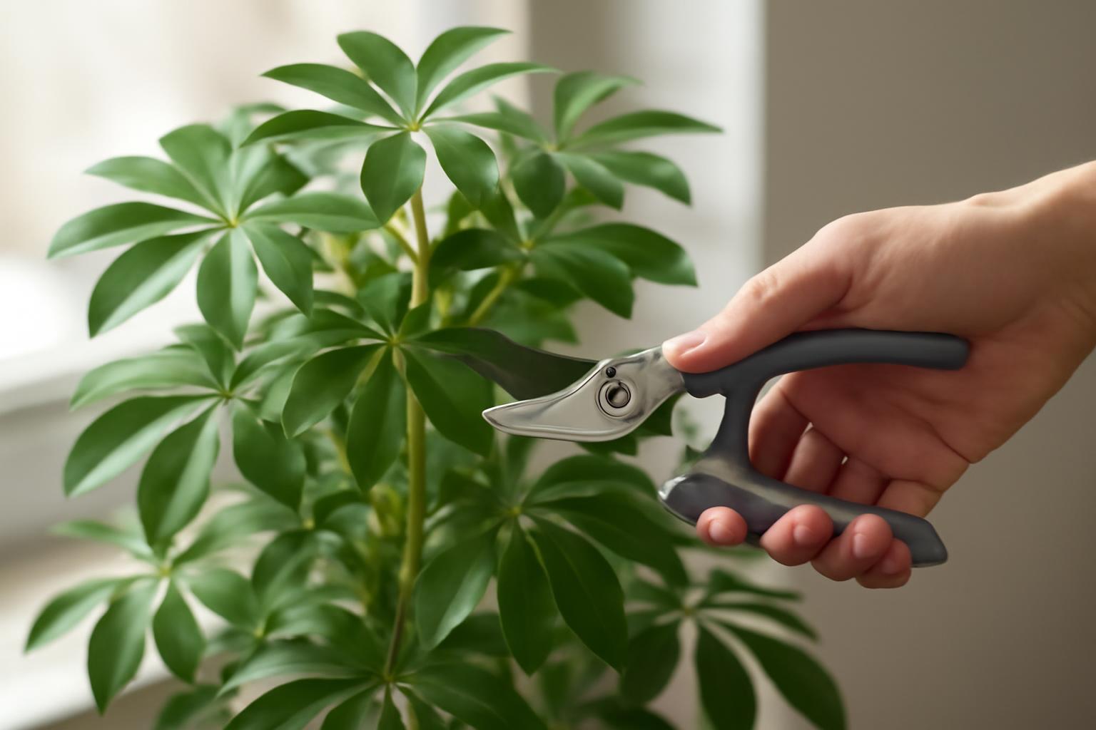 Schefflera metszése: bokros növekedés titkai