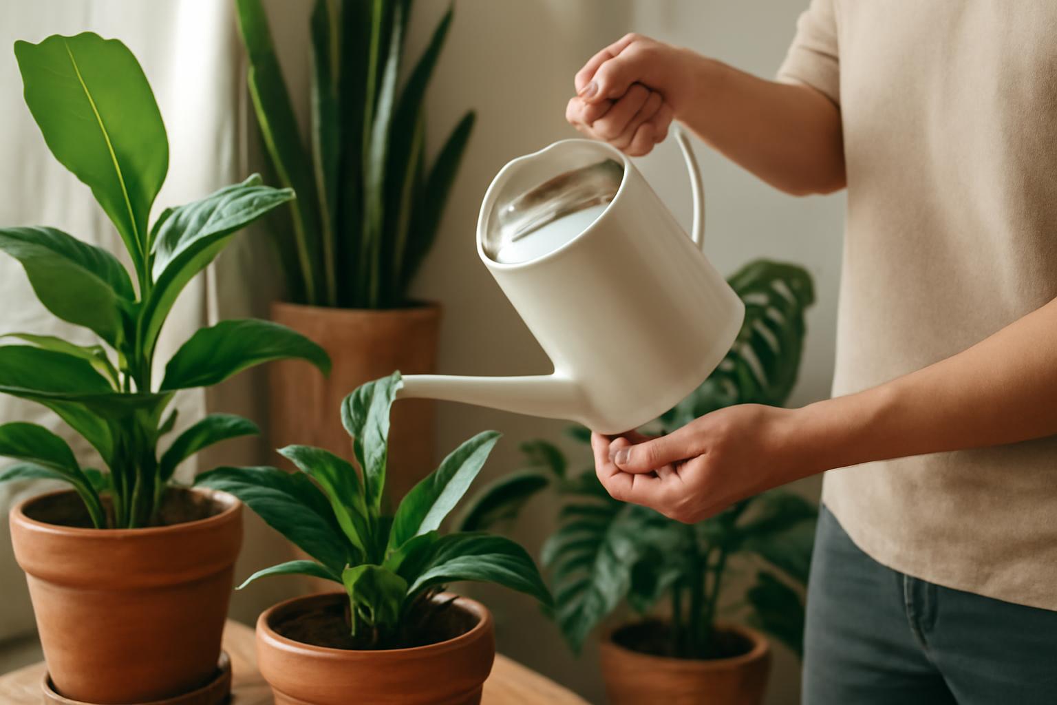 Szobanövények öntözése: mikor, mennyit és hogyan locsolj helyesen