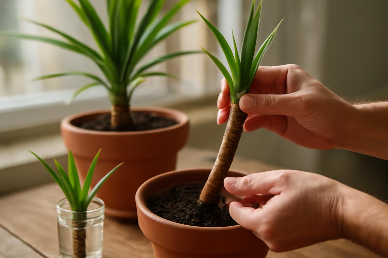 Yucca szaporítása: törzsdugványozás lépésről lépésre