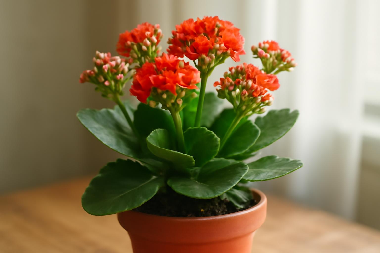 Kalanchoe blossfeldiana gondozása: virágzó pozsgás növény ápolása