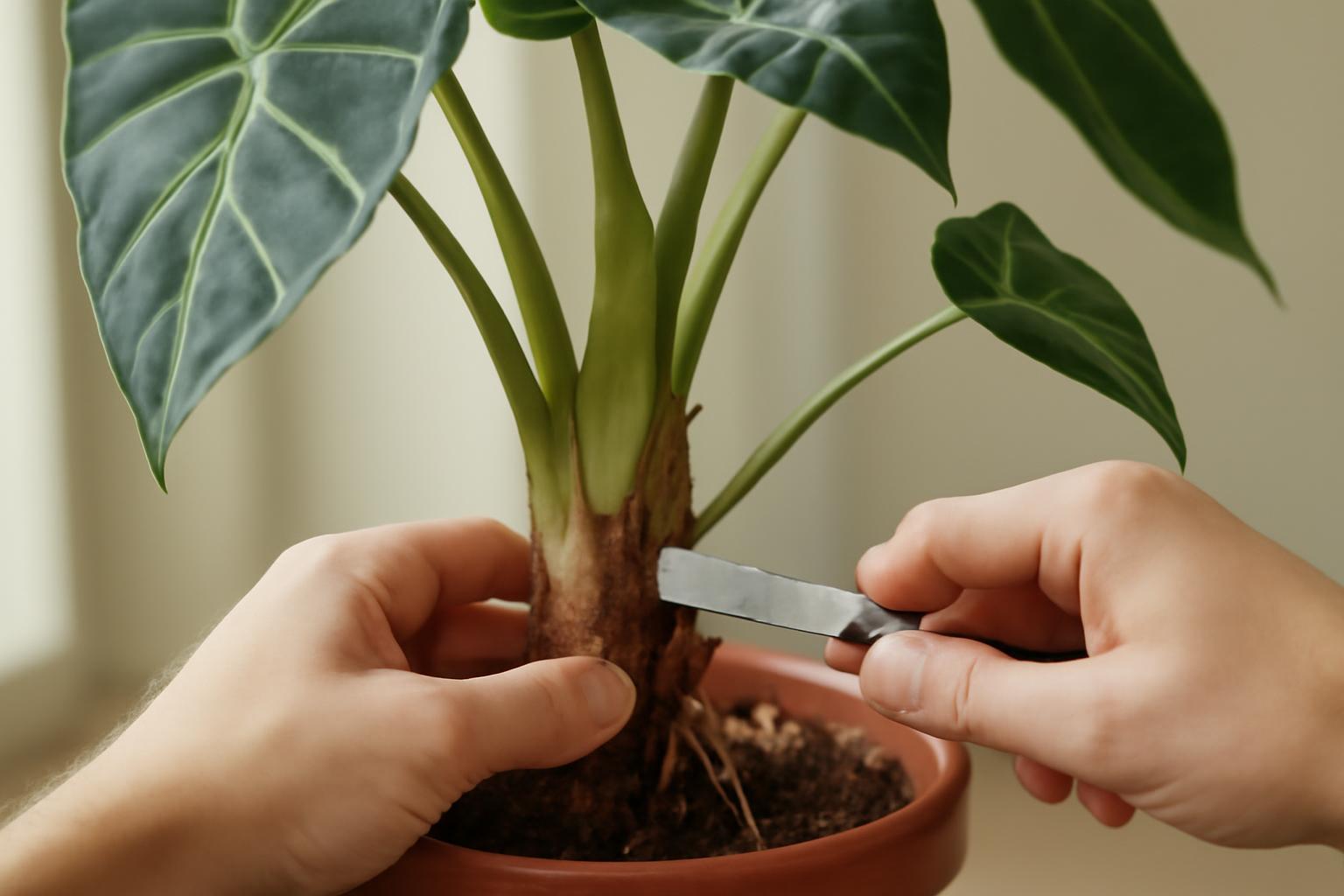 Alocasia szaporítása tőosztással: egyszerű módszer otthon