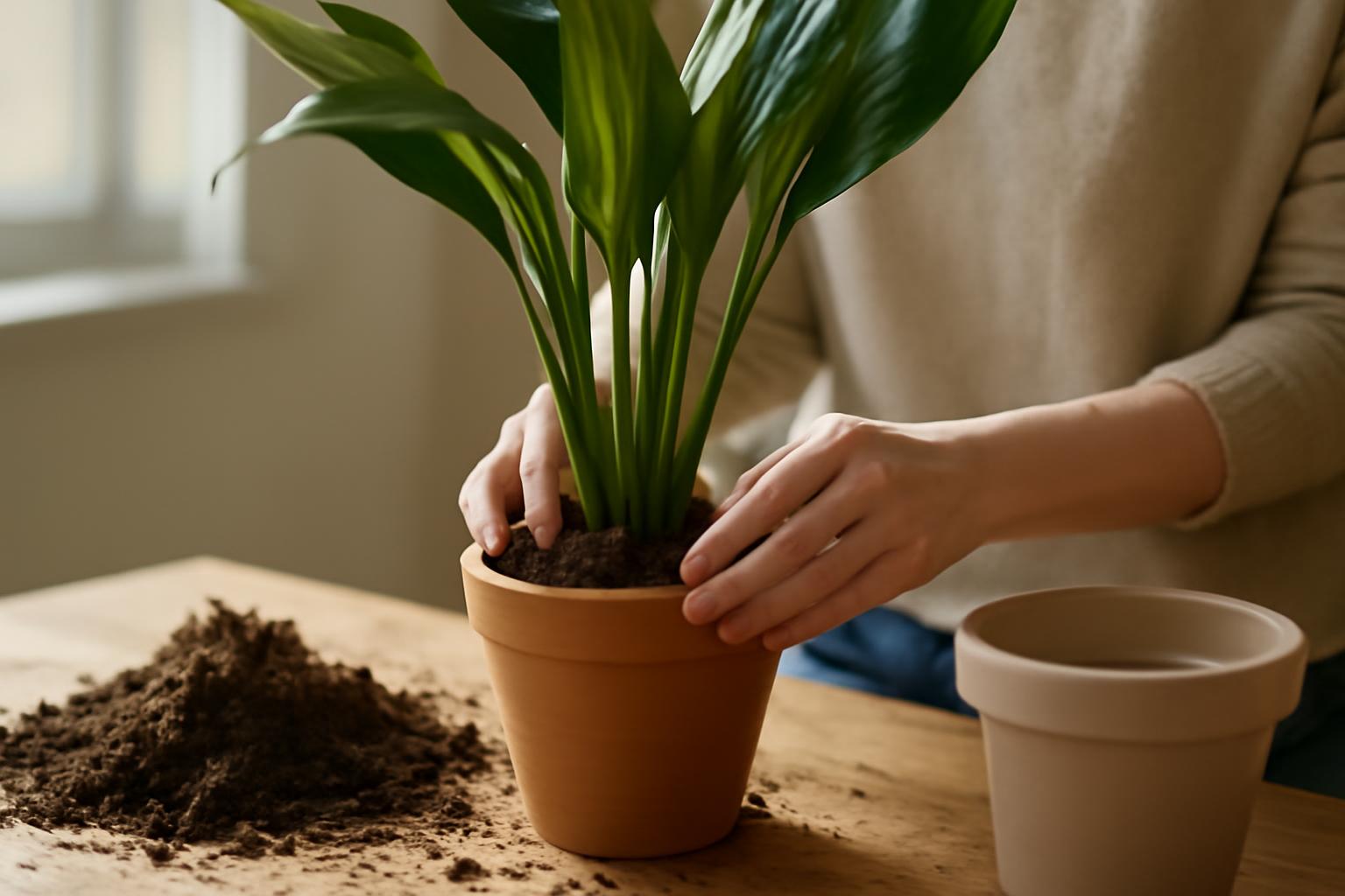 Aspidistra átültetése: mikor szükséges friss föld