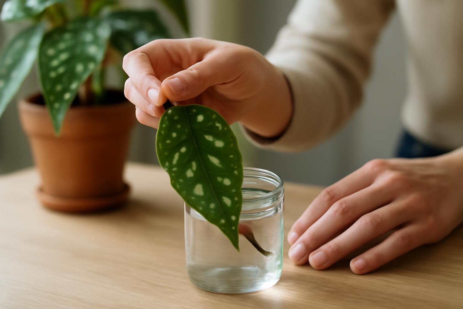 Begonia maculata szaporítása levélről: egyszerű módszer otthon