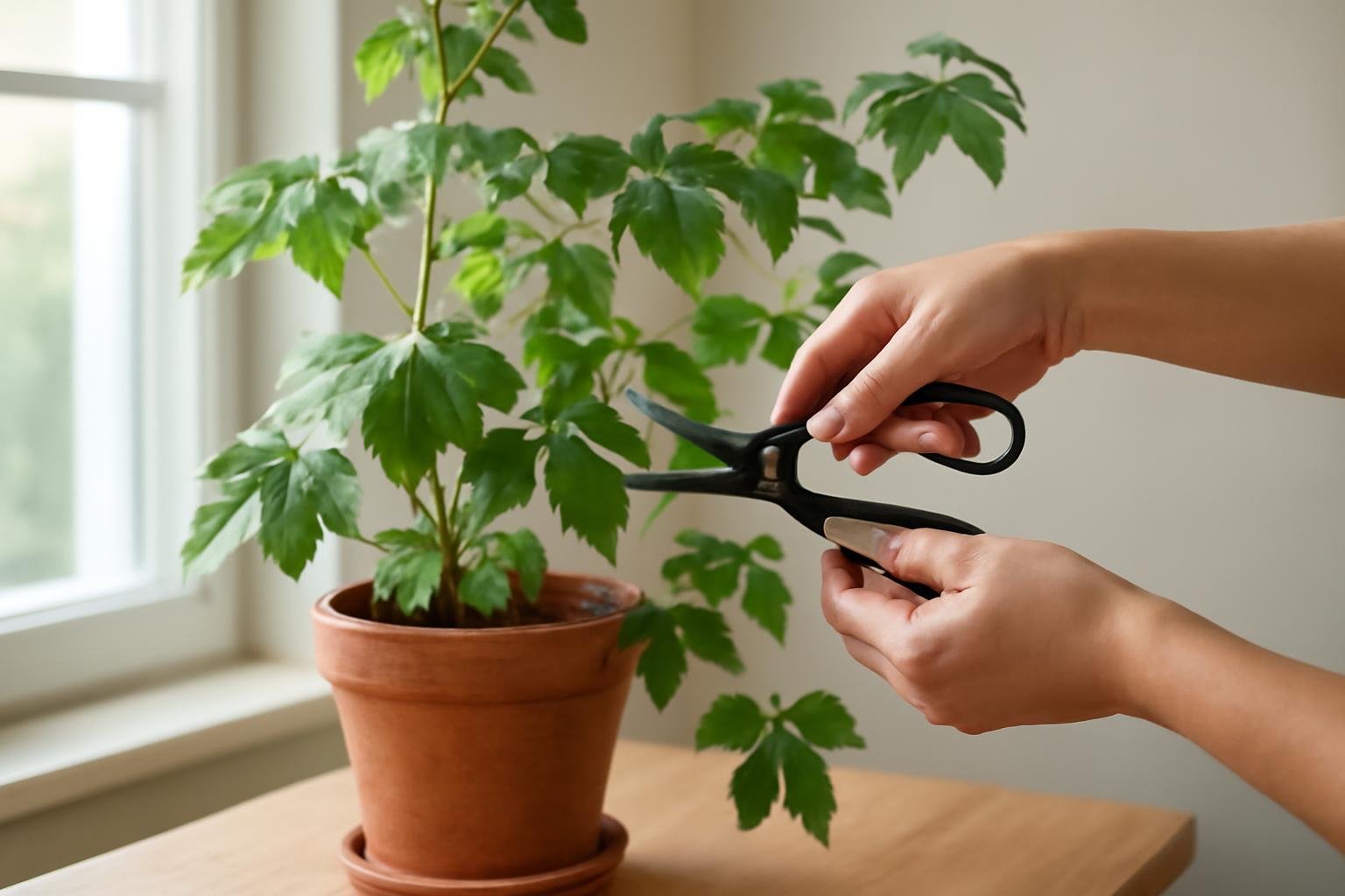 Cissus metszése: futónövény formázása lakásban