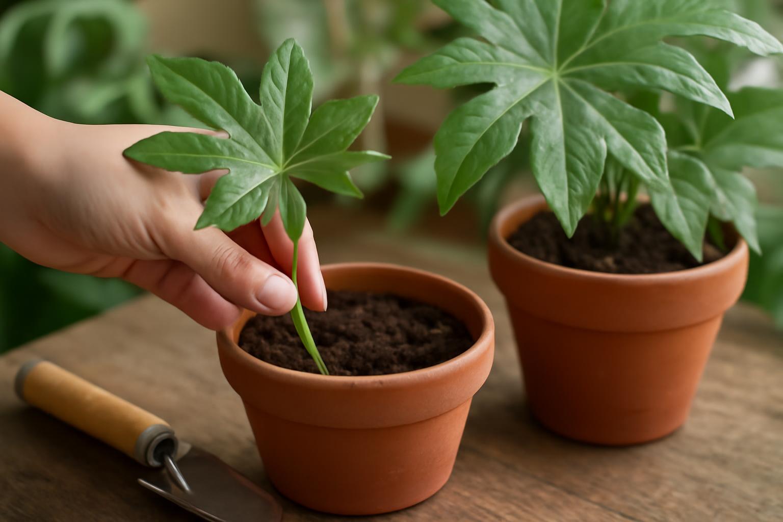 Fatsia szaporítása dugványról: egyszerű módszer