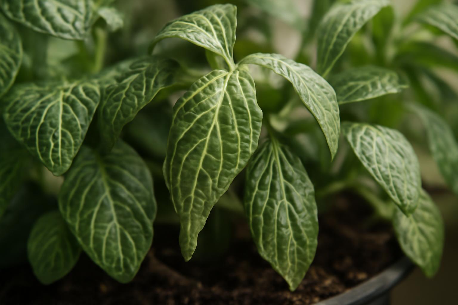 Fittonia levelek lankadása: vízhiány felismerése