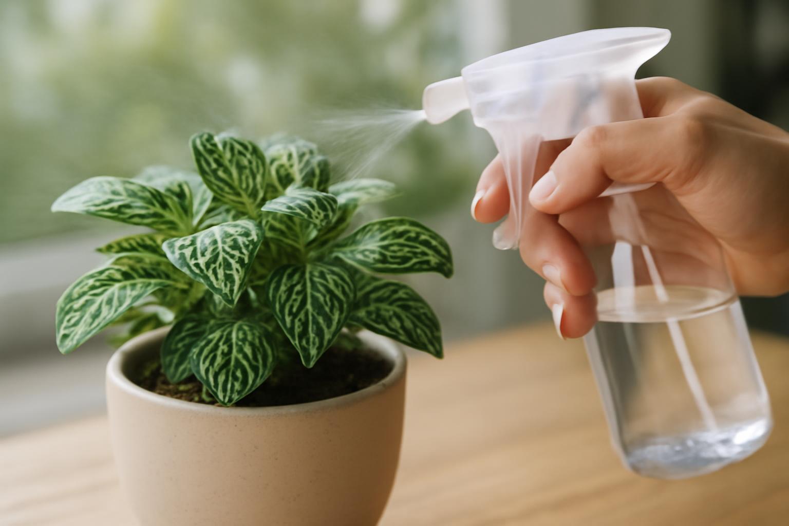 Fittonia párásítása: hogyan marad egészséges a növény