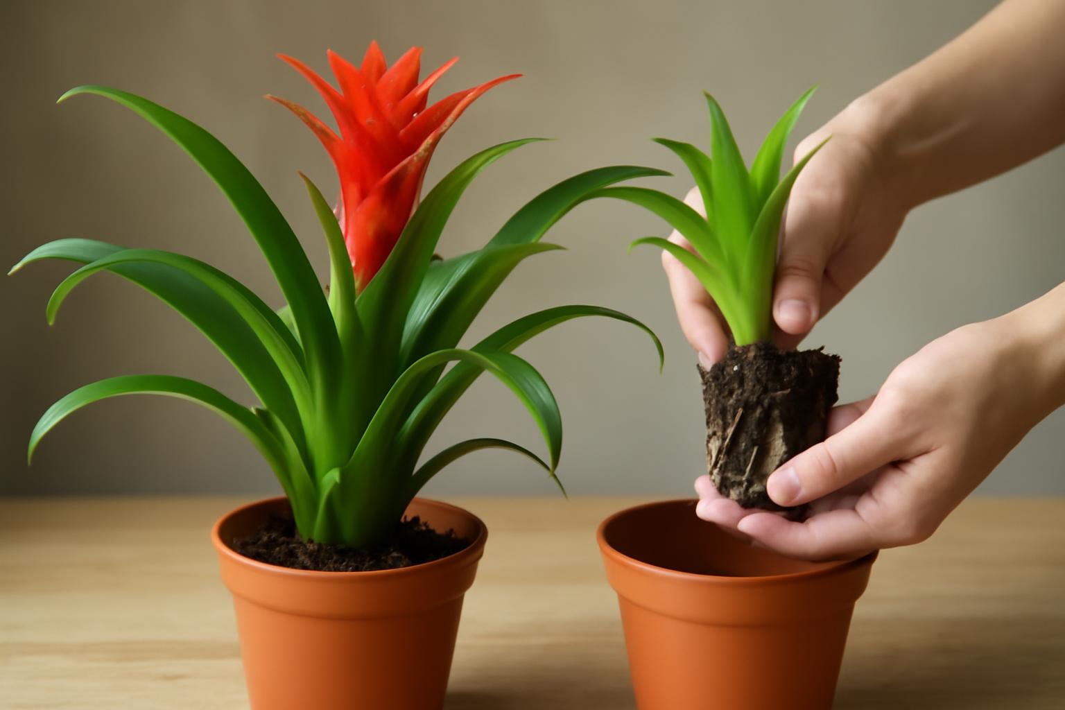 Guzmania szaporítása sarjakról: egyszerű módszer