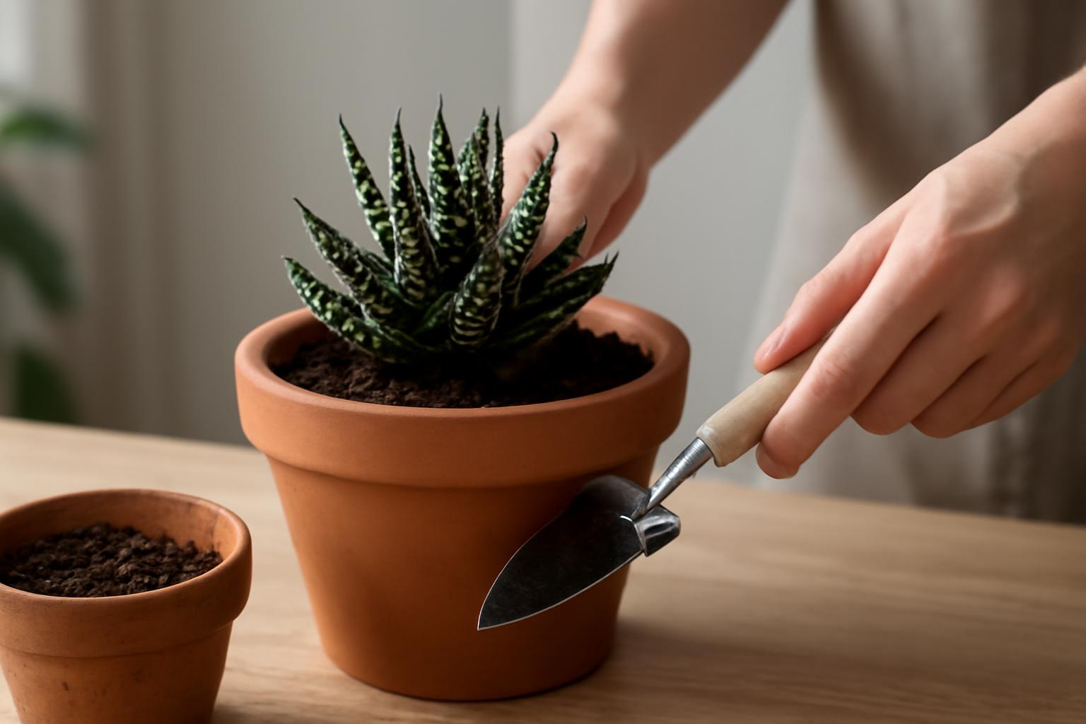 Haworthia átültetése: mikor szükséges nagyobb cserép