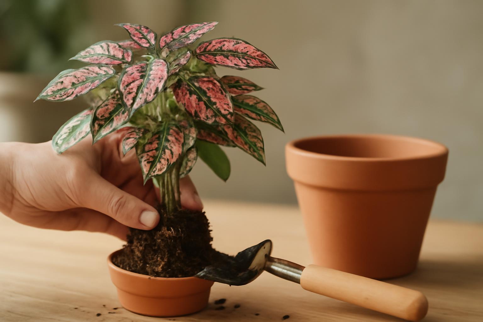 Hypoestes átültetése: mikor szükséges új cserép