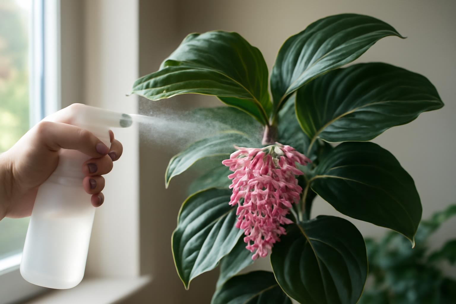 Medinilla párásítása: hogyan marad egészséges a növény