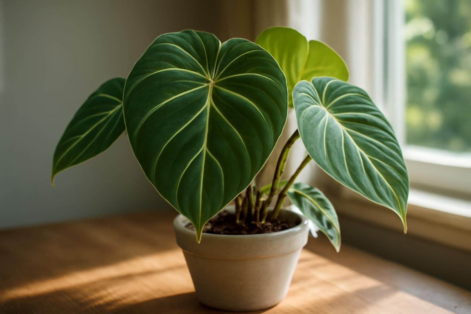 Philodendron gloriosum fényigénye: mennyi fény kell a növénynek