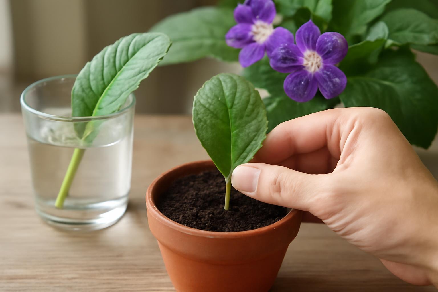 Streptocarpus szaporítása levélről: egyszerű módszer