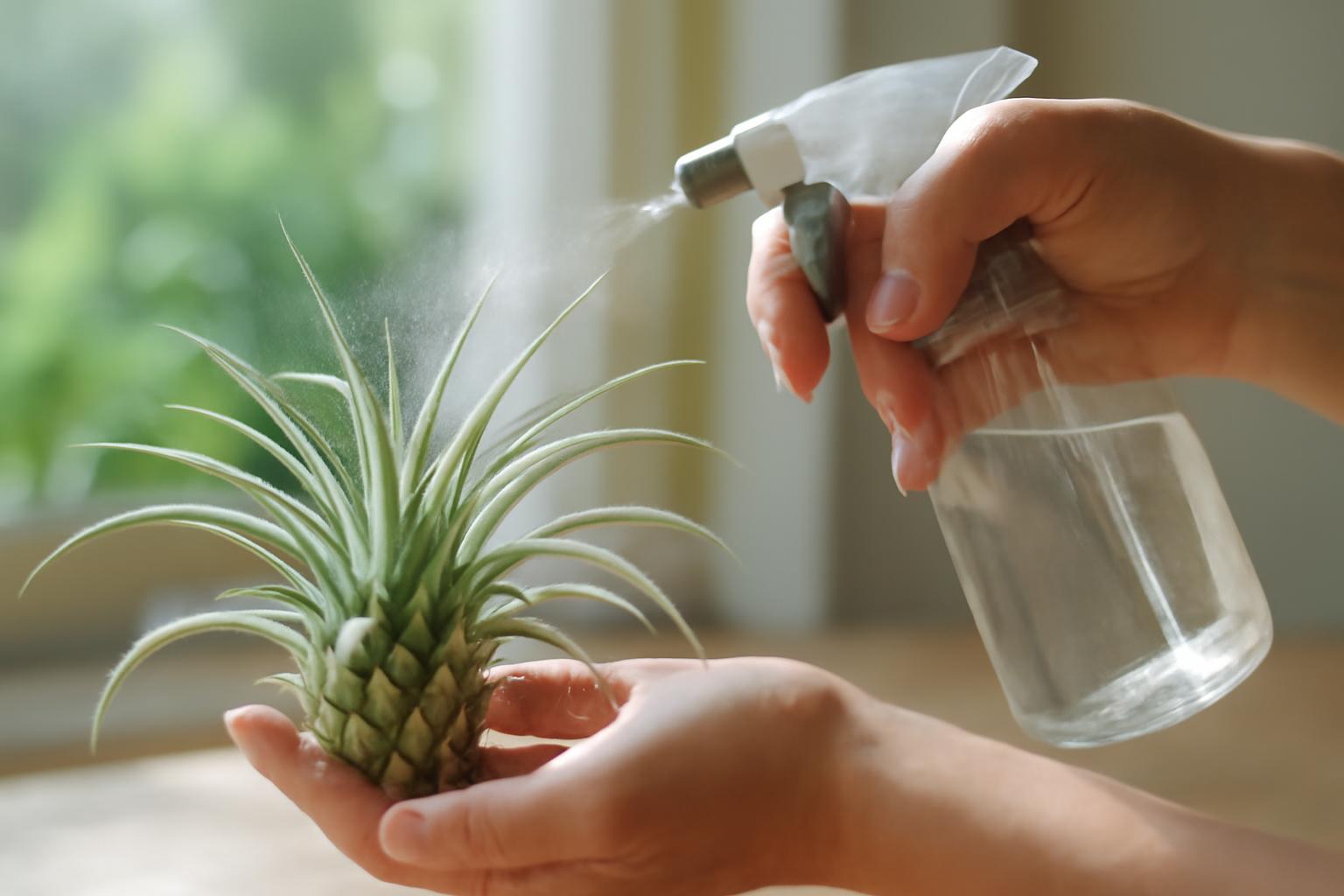 Tillandsia öntözése: permetezés és áztatás szabályai