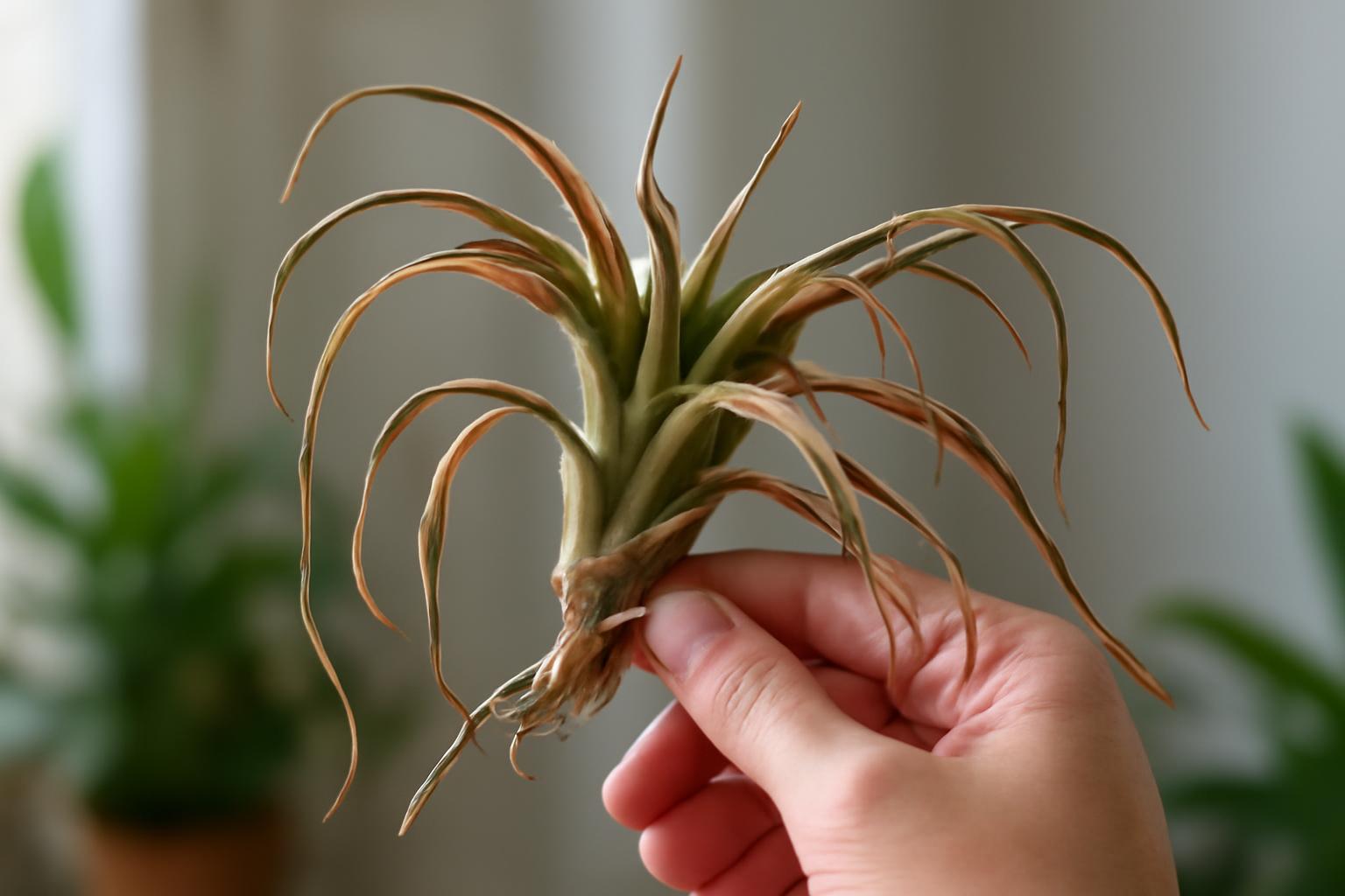 Tillandsia száradása: hogyan menthető meg a növény