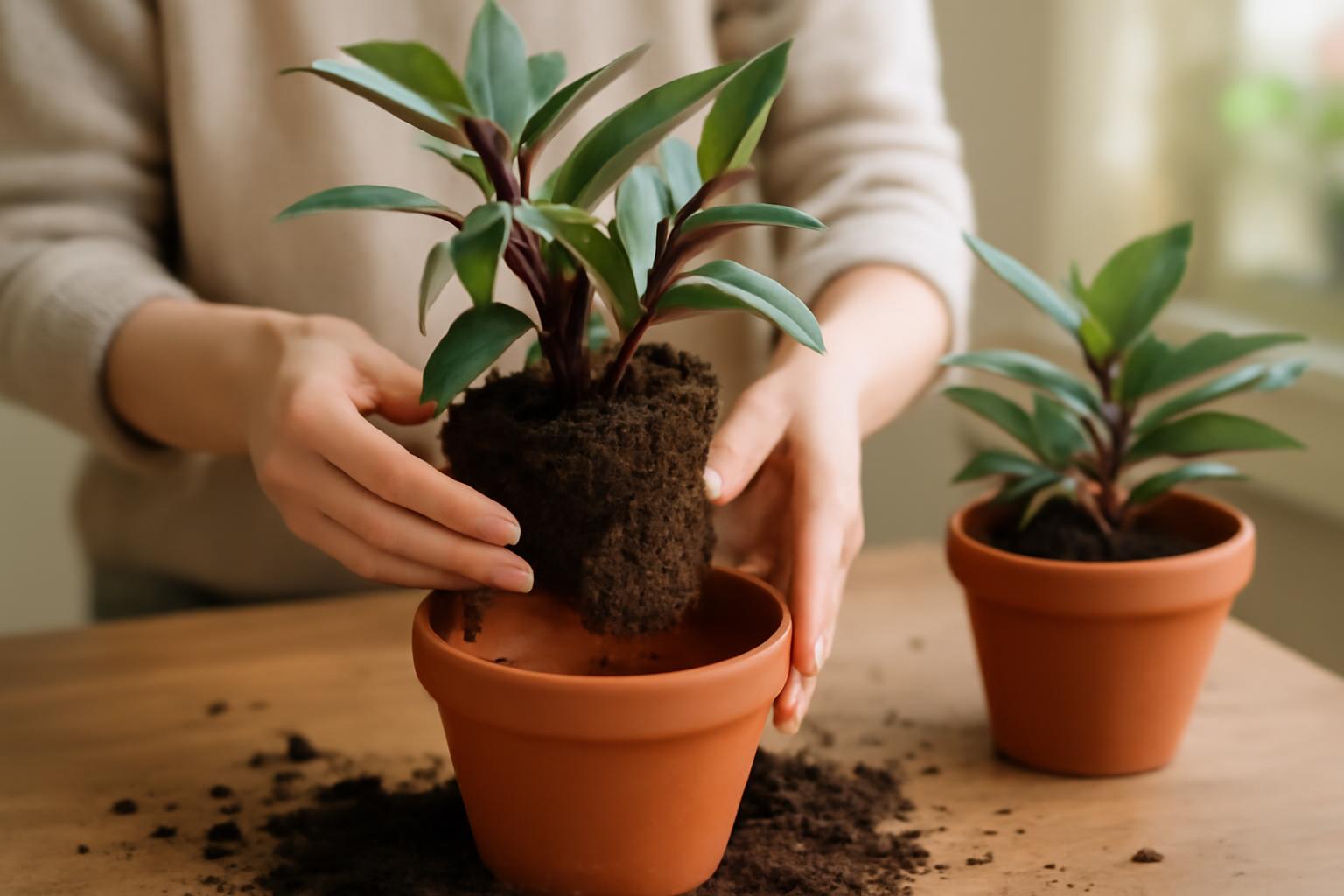 Tradescantia átültetése: mikor szükséges új cserép