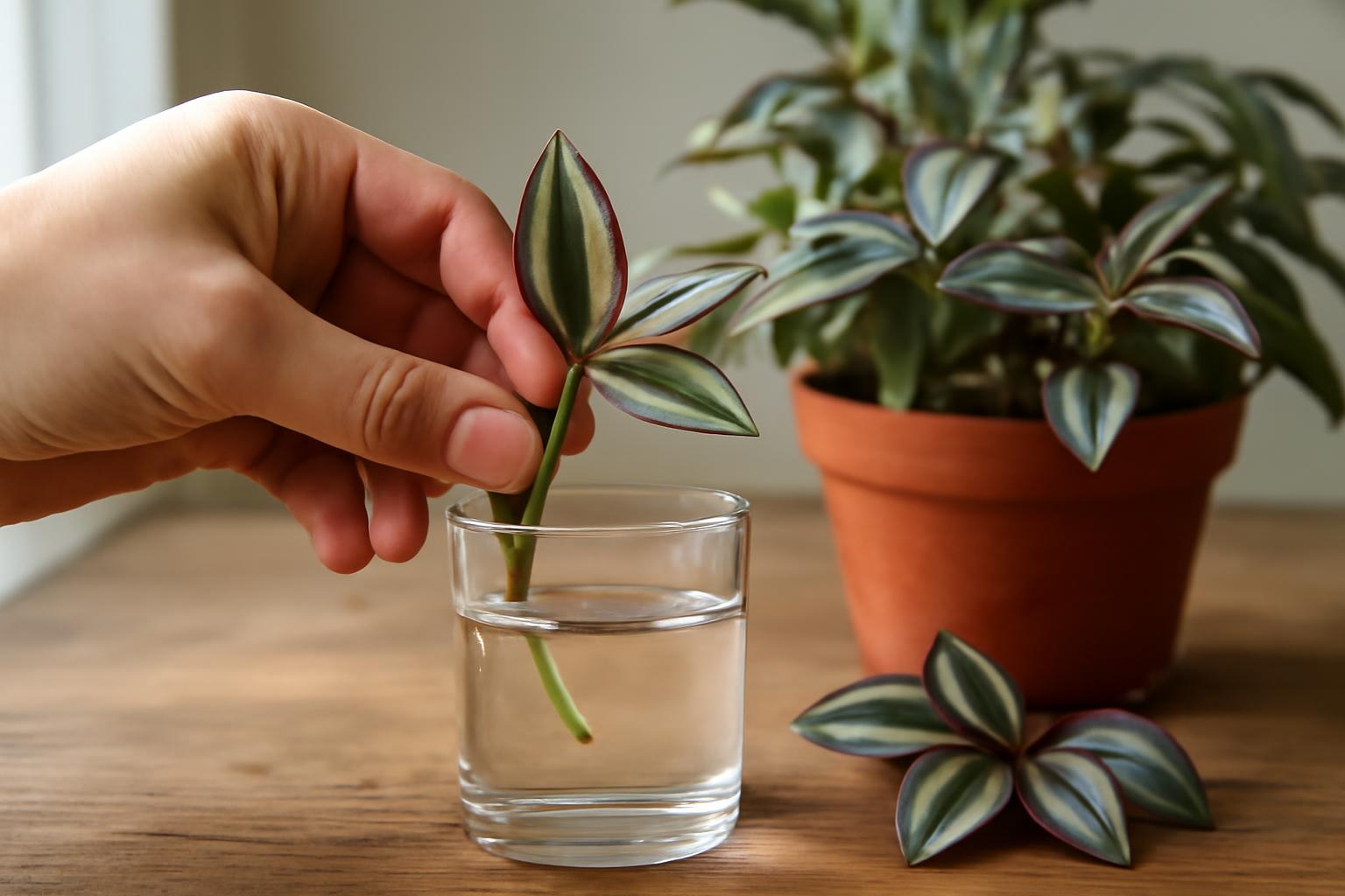 Tradescantia szaporítása dugványról: egyszerű módszer