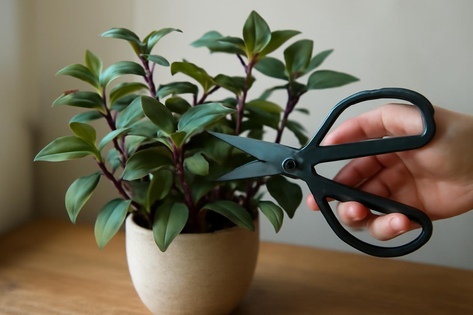 Tradescantia metszése: hogyan lesz sűrűbb a növény