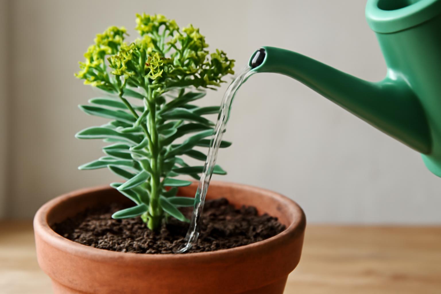Euphorbia öntözése: mennyi víz kell a növénynek