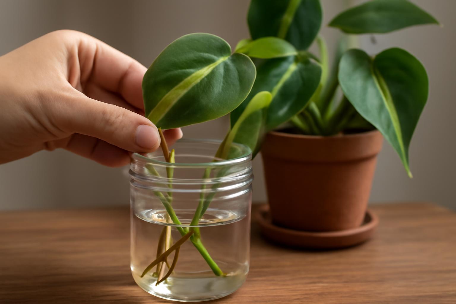 Philodendron brasil szaporítása dugványról: egyszerű módszer