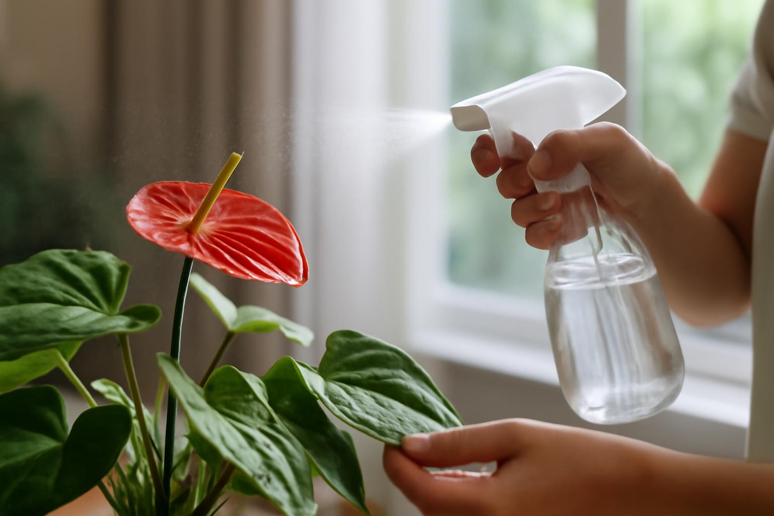Kipróbáltuk a flamingóvirág permetezését – szereti vagy sem?
