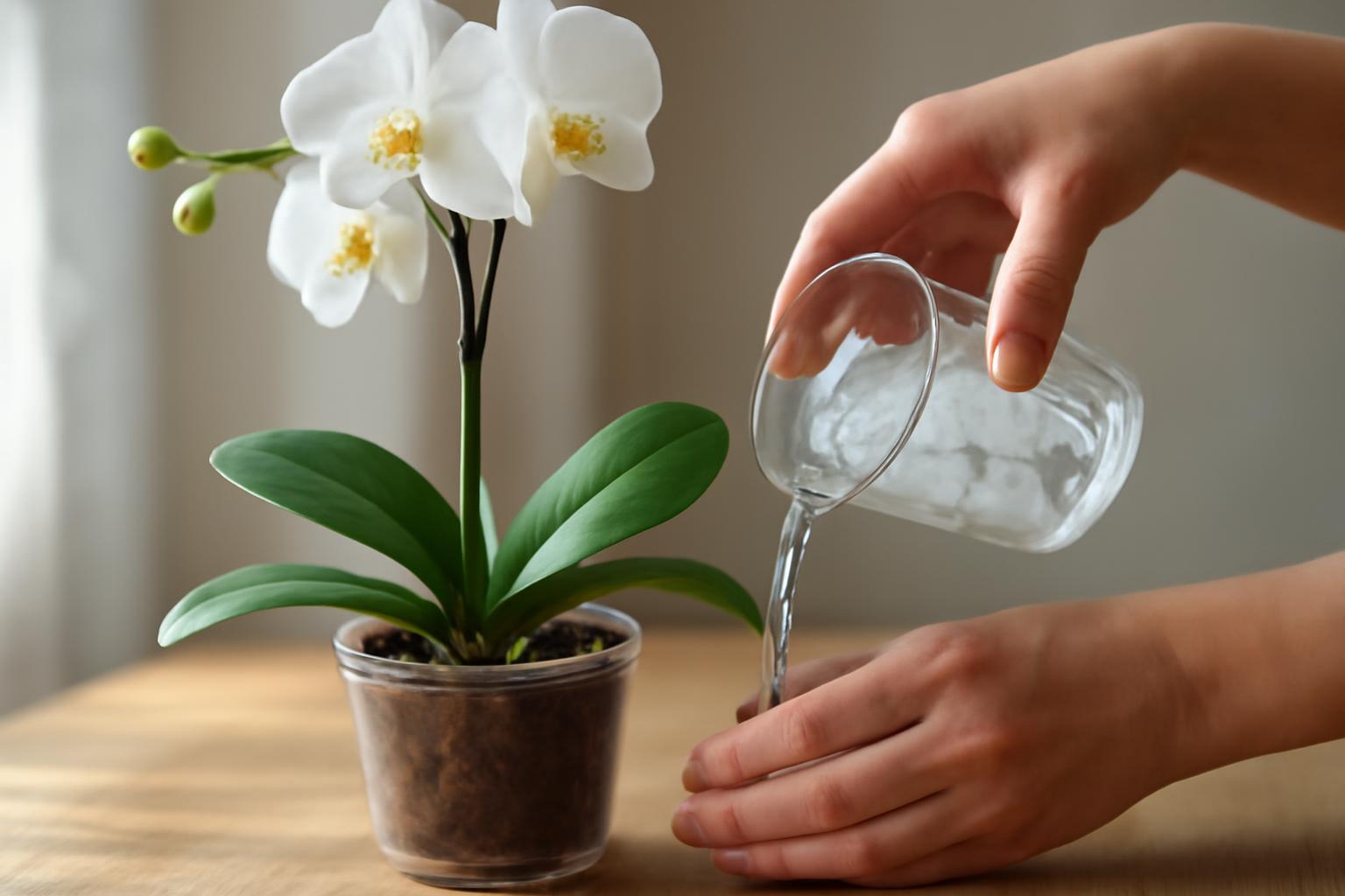 Kipróbáltuk az orchidea gondozását jégkockás öntözéssel