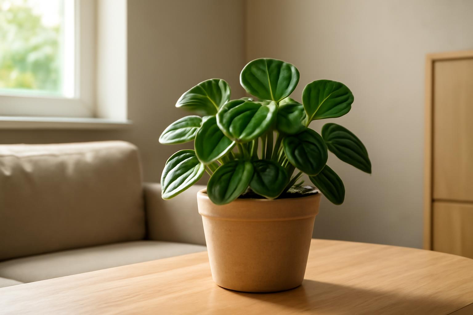 Leteszteltük a peperomia fényigényét különböző helyiségekben