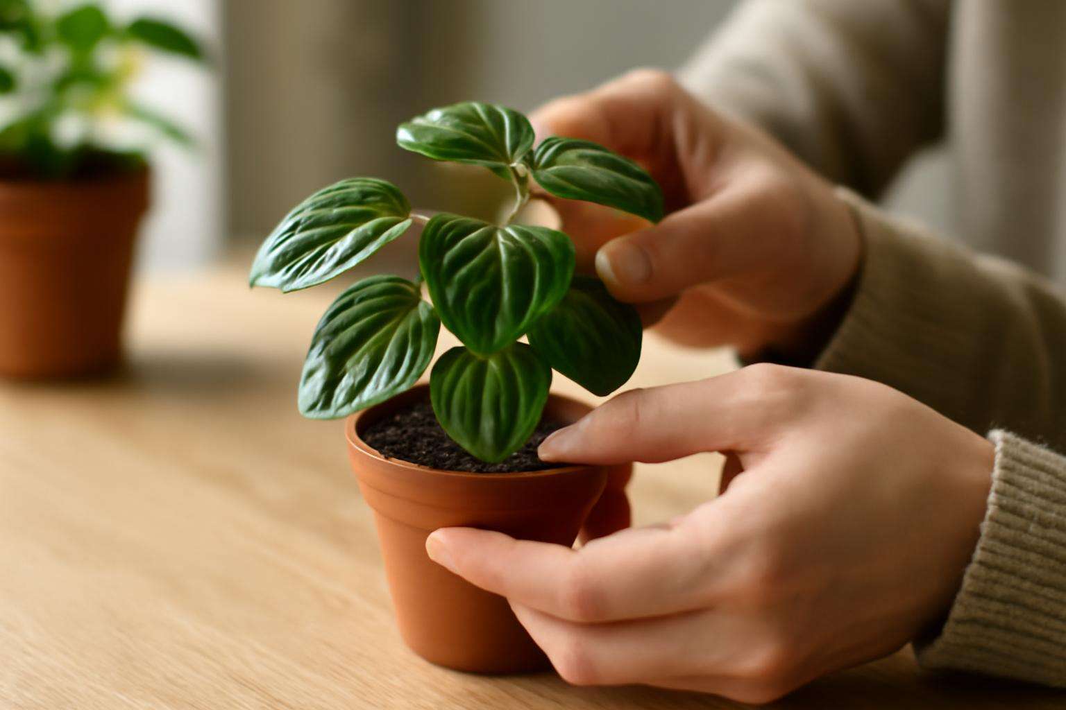Kipróbáltuk a peperomia gondozását kis cserépben