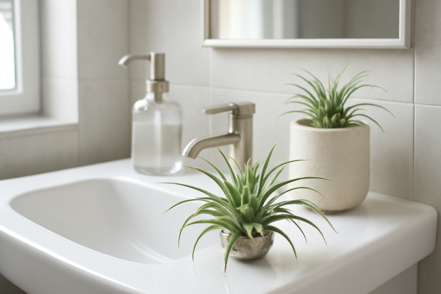 Kipróbáltuk a tillandsia tartását fürdőszobában